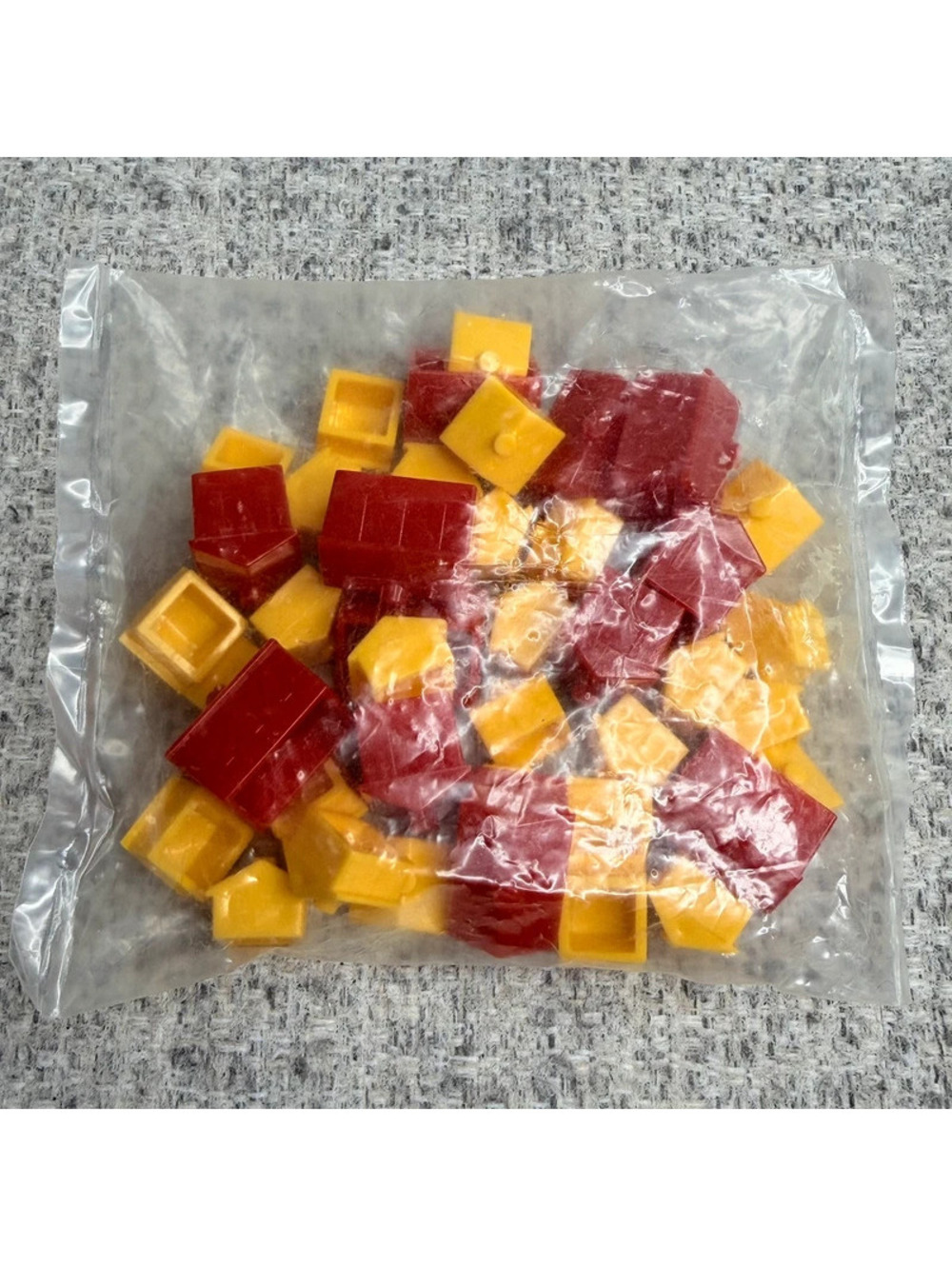 Monopoly Disney Animation Ed Replacement Houses Red Yellow Game Pieces Trinket